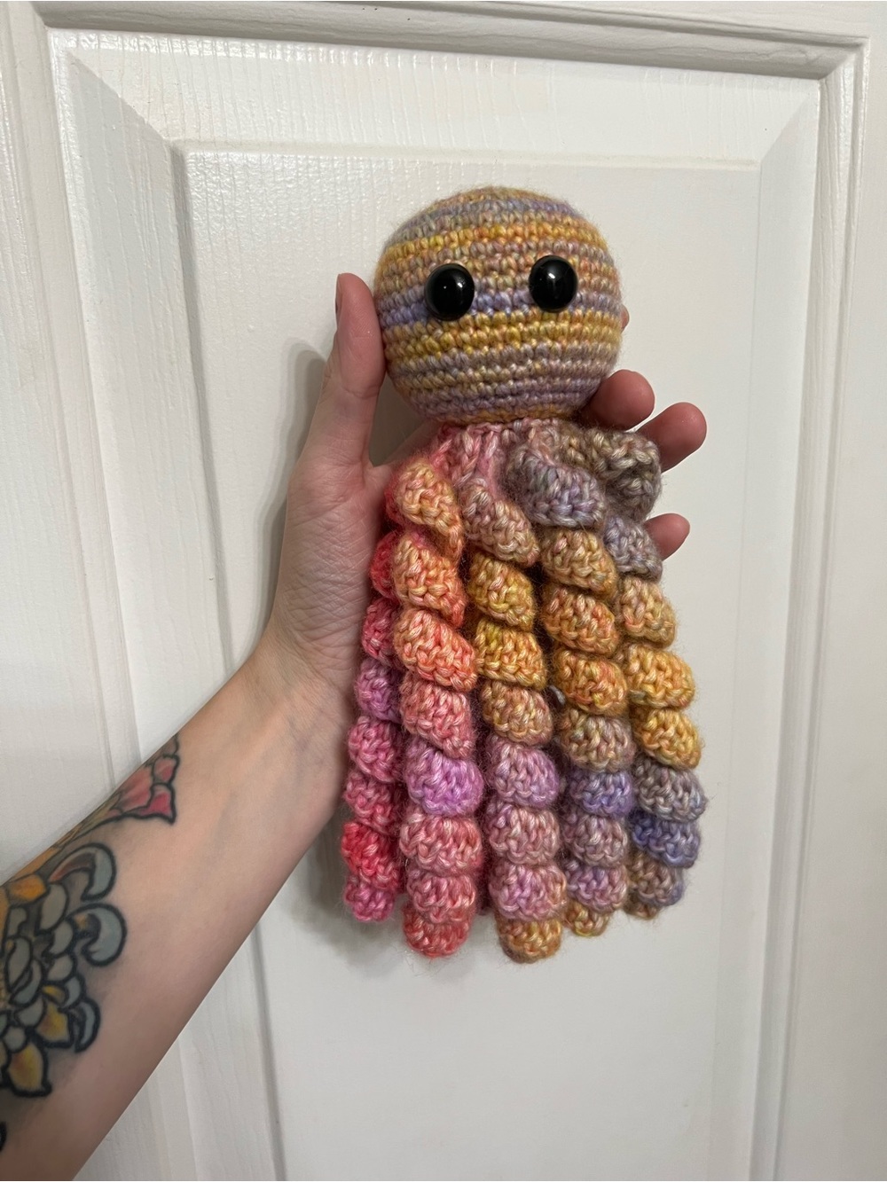 Colorful Crocheted Octopus 🐙